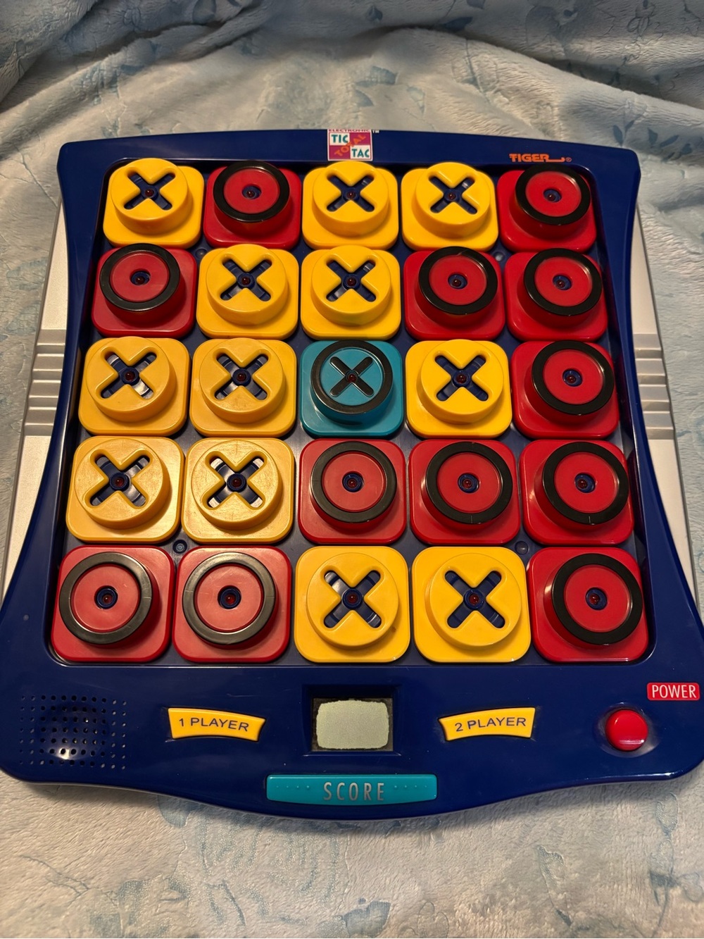 Tic Tac Toe Electronic Strategy Game by Tiger Electronics - FOR PARTS ONLY